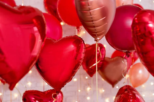 Red Heart 18inch Foil Balloon