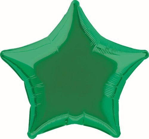 Green Star 20inch Foil Balloon