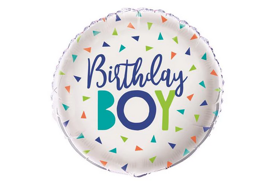 Birthday Boy 18inch Foil Balloon