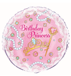 Birthday Princess 18inch Foil Balloon