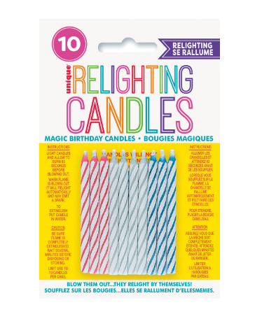 Relighting Candles 10pk