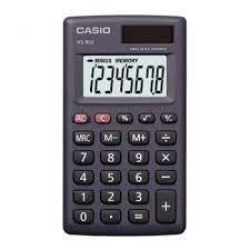 Casio Calculator Hs8le-bp 8 Digit Pocket Solar