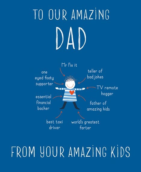 From Your Amazing Kids Father's Day Greeting Card