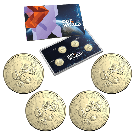 Out Of This World Deep Space 2024 $1 Four Coin Mintmark And Privy Mark Set