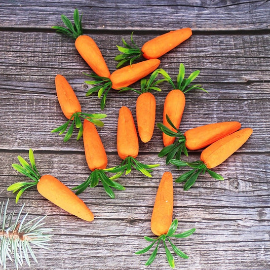 Mini Foam Carrots