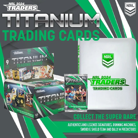 Nrl 2024 Traders Titanium Rugby League Trading Cards Booster Pack: 2024 