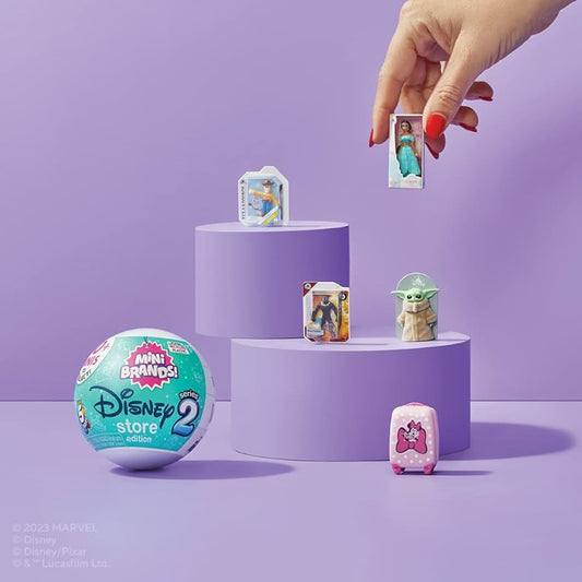 5 Surprise Mini Brands Disney Store Series 2 Collectible Capsule Toy By Zuru