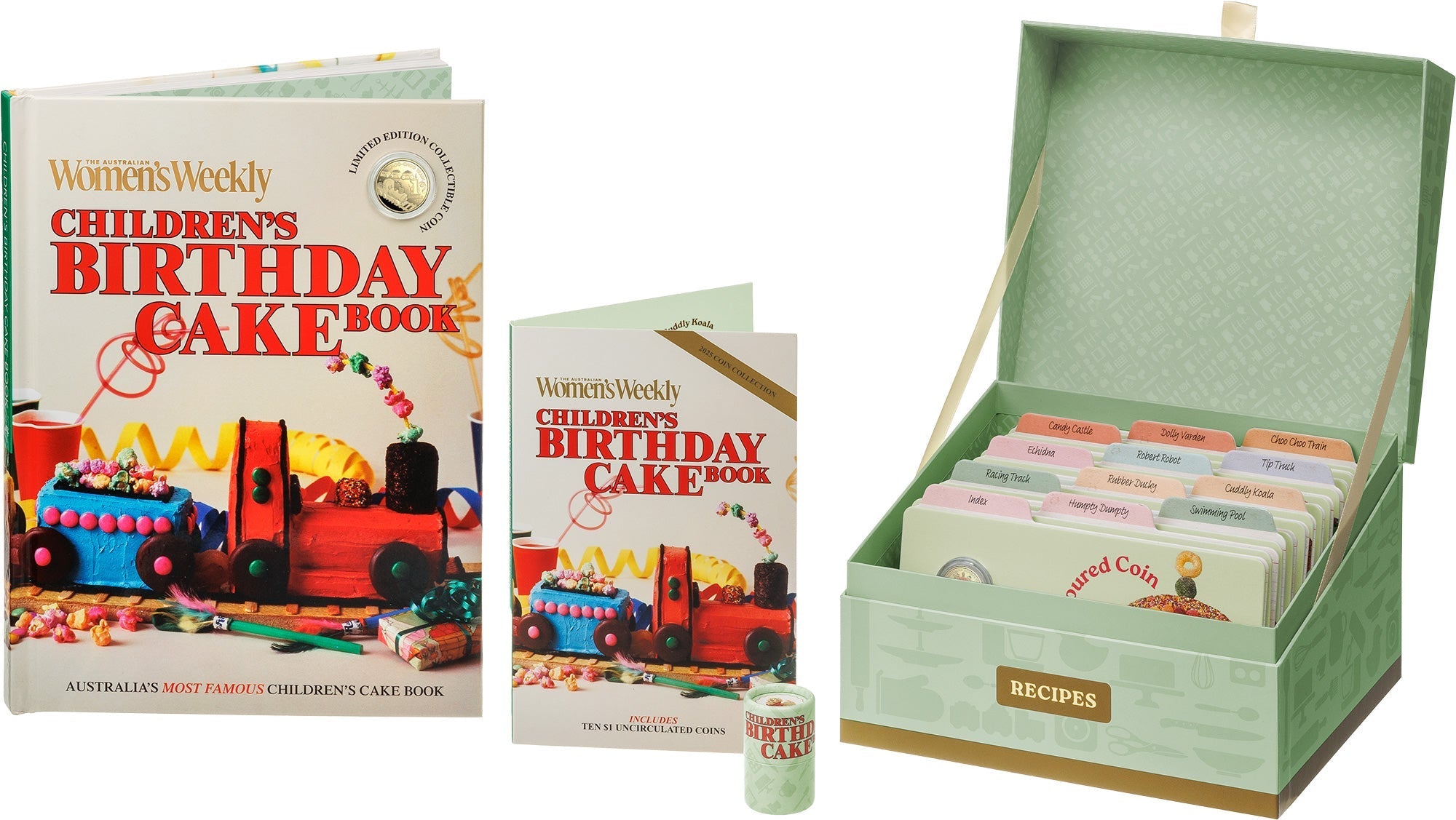 AWW Birthday Cake Cookbook Coin Collection - Dropping 6am 12 June