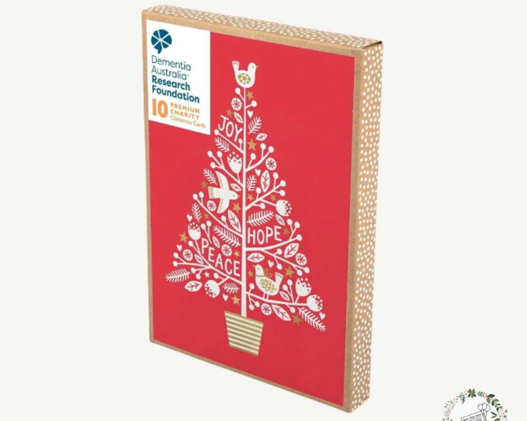 support the Dementia Australia Research Foundation this Christmas with our collection of charity cards.