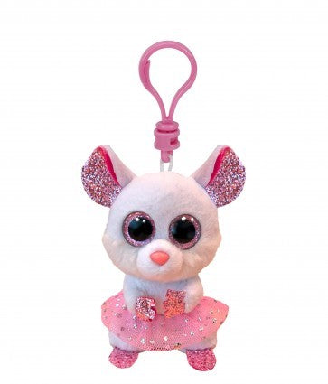 Ty Beanie Boos Clip Ons: Nina The Mouse