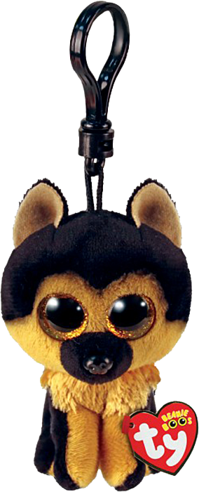 Ty Beanie Boos Clip Ons: Spirit The German Shepherd