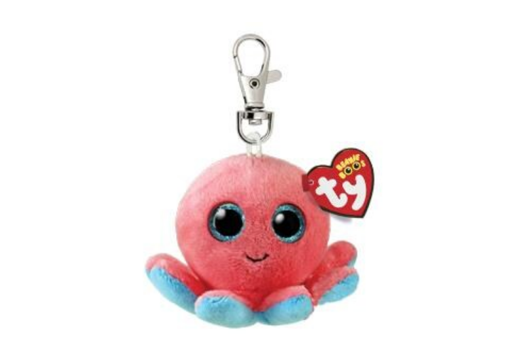 Ty Beanie Boos Clip Ons: Sheldon The Octopus