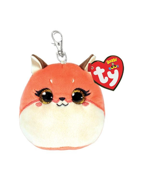 Ty Squish-a-boos Clip Ons: Roxie The Fox
