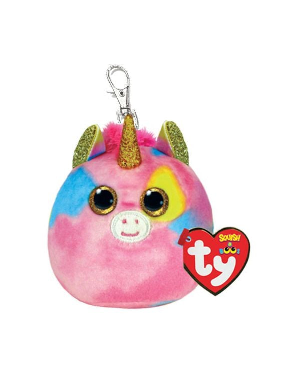 Ty Squish-a-boos Clip Ons: Fantasia The Unicorn