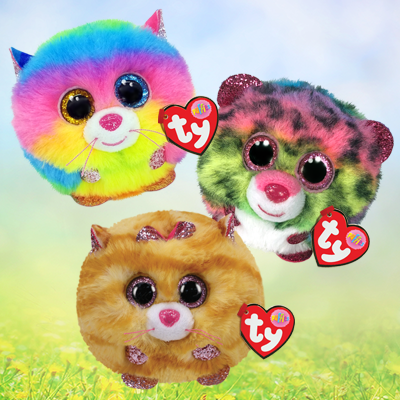 Ty Beanie Balls: Dotty The Multicoloured Leopard