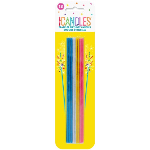 Slim Sparkler Candles 18pk