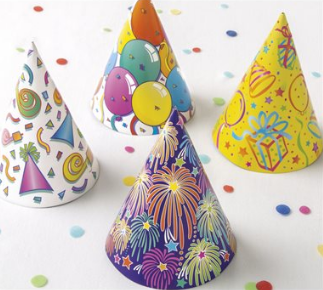 Classic Party Hats 8pk