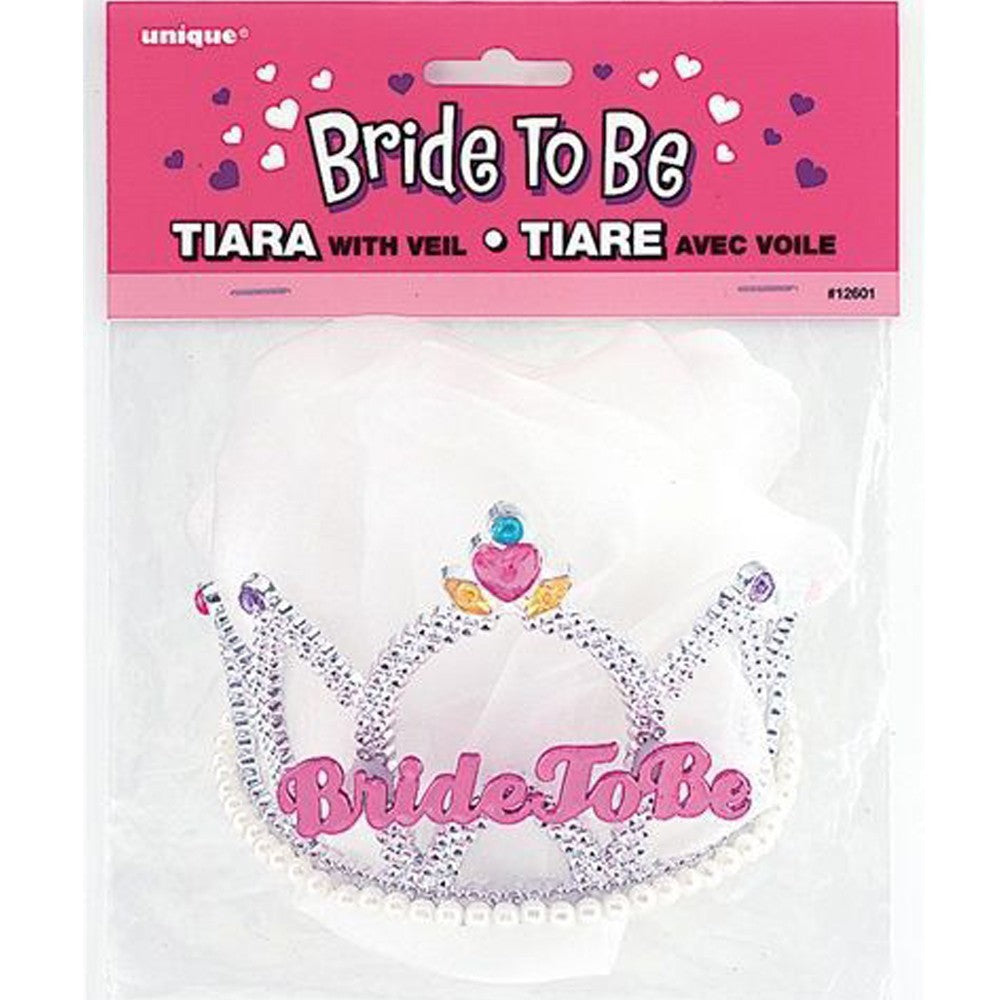 Bride To Be Veil Tiara