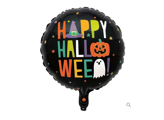 Happy Halloween Black 18inch Foil Balloon