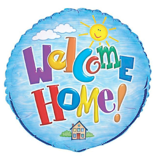 Welcome Home 18inch Foil Balloon
