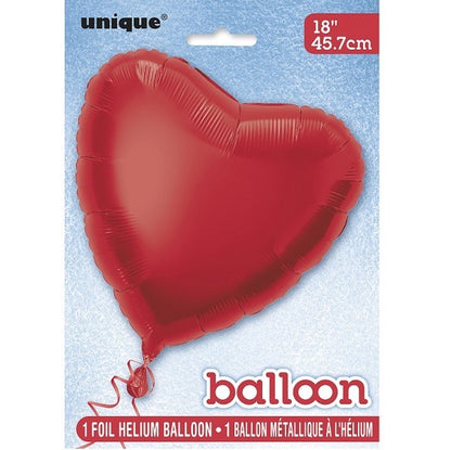 Red Heart 18inch Foil Balloon