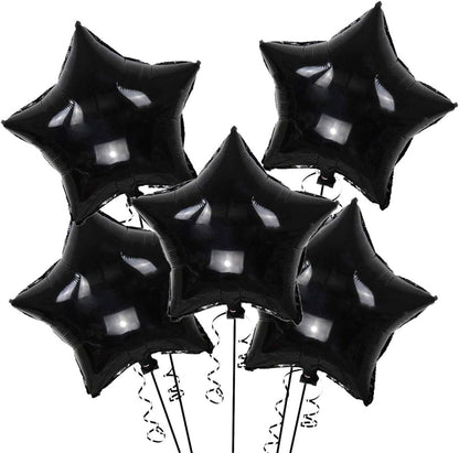 Black Star 21inch Foil Baloon