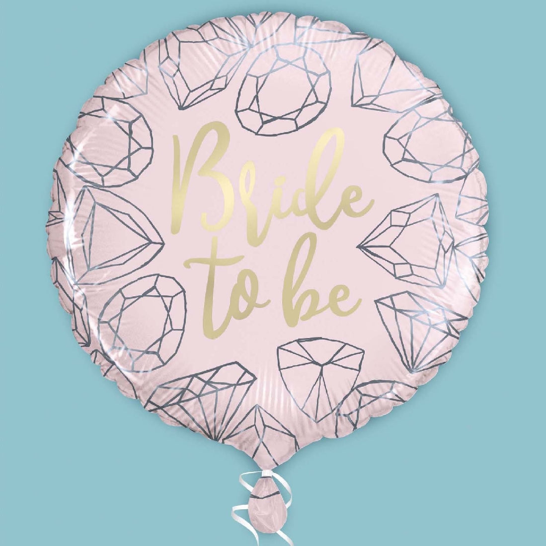 Bride To Be Diamonds 45cm (18") Foil Balloon