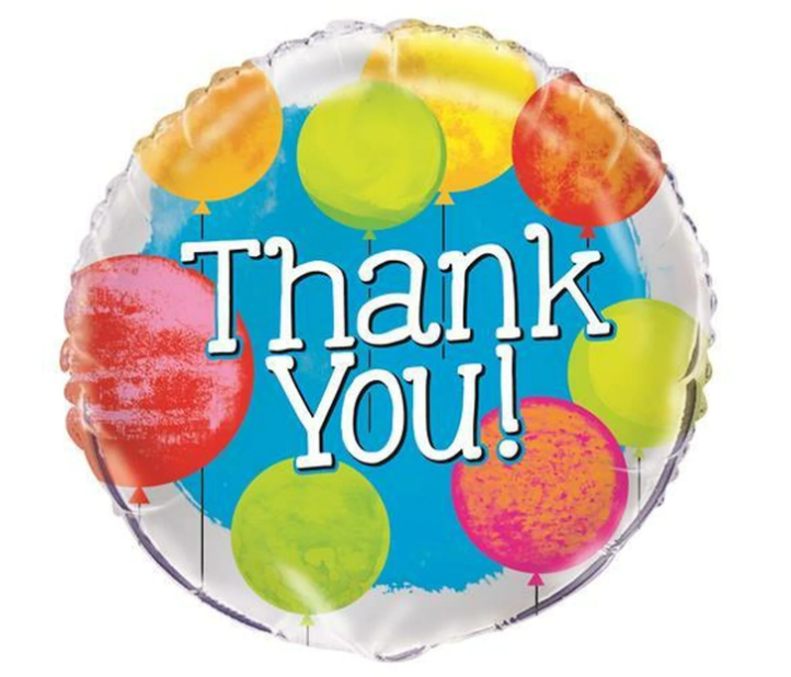 Bright Thank You! 45cm Foil Balloon