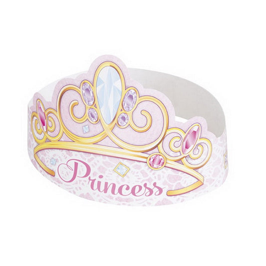 Pink Princess Tiaras 6pk