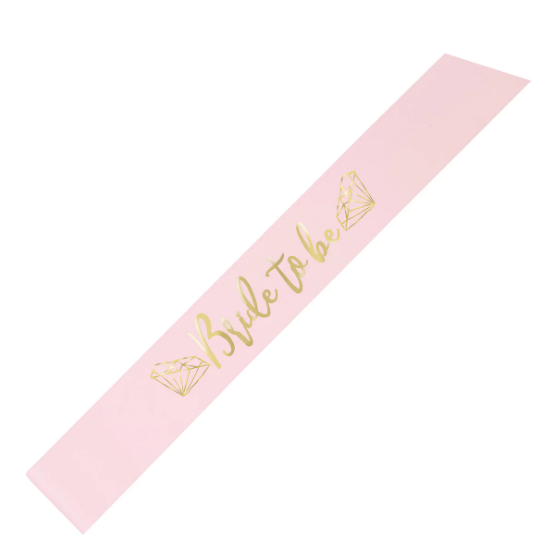 Bride To Be Sash