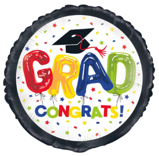 Graduation Congrats 18inch Foil Balloon