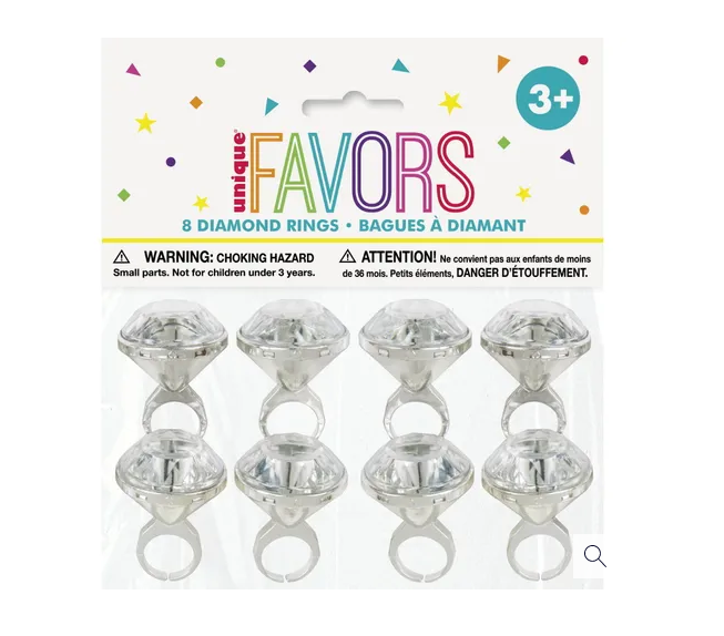 Diamond Rings 8pkt