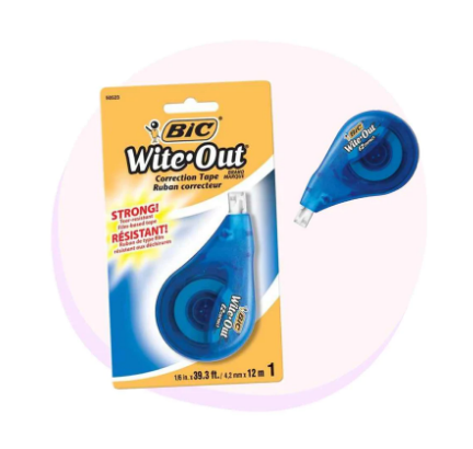 Bic Wite Out Correction Tape