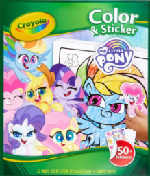 Crayola: My Little Pony Colour & Sticker Book