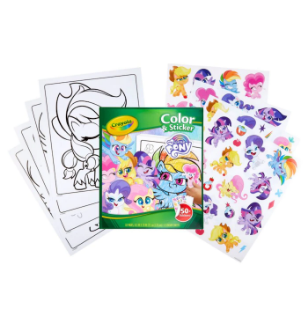 Crayola: My Little Pony Colour & Sticker Book