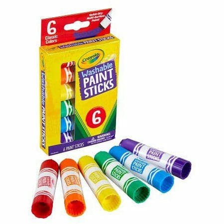 Crayola Washable Paint Sticks 6 Colours