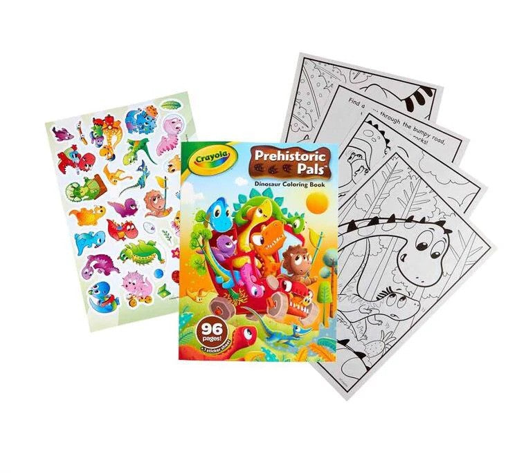 Crayola: Prehistoric Pals 96 Page Dinosaur Colouring Book