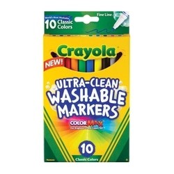 Crayola Marker Washable Thin Assorted 8 Pack