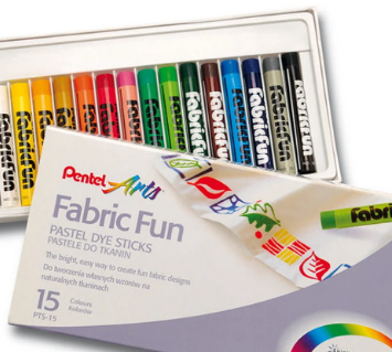 Pentel Arts Pastel Fabric Dye Sticks