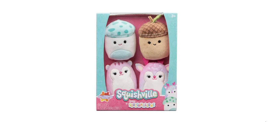 Squishmallows: Squishville Fall Friends Squad Mini Plushies
