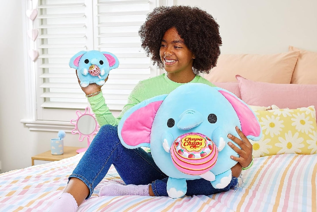 Snackles (chupa Chup) Elephant Super Sized 14 Inch Plush By Zuru