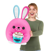 Snackles (cinnabon) Bunny Super Sized 14 Inch Plush By Zuru