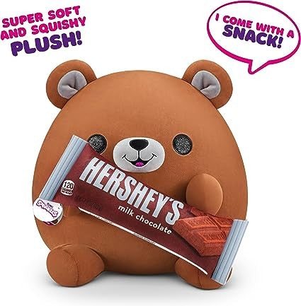 Snackles (hershey's) Bear Super Sized 14 Inch Plush By Zuru