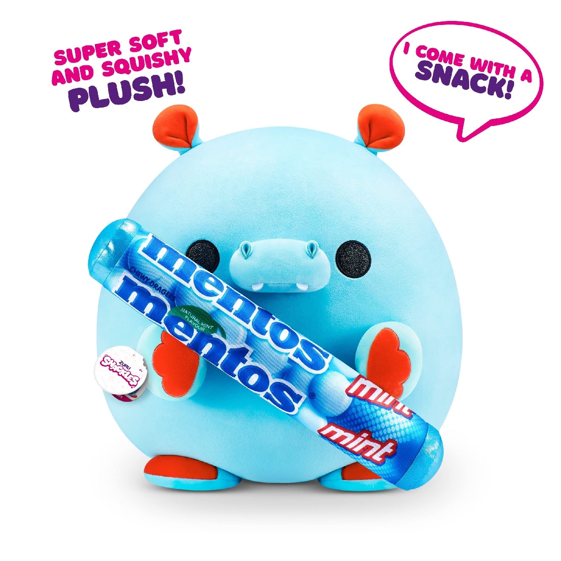 Snackles (mentos) Hippo Super Sized 14 Inch Plush By Zuru