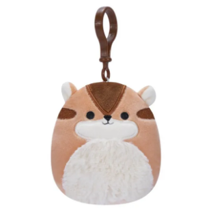 Squishmallow: Melzie The Chipmunk Bag Clip