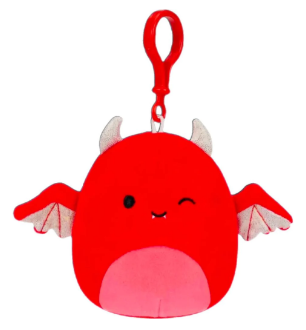 Squishmallow: Karlie The Red Devil Bag Clip