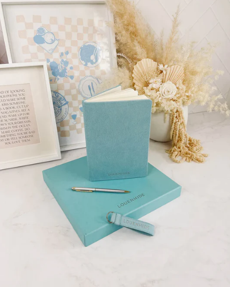 Louenhide London Notebook Gift Set [clr:baby Blue]