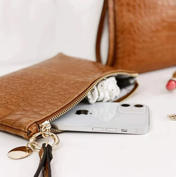 Louenhide Baby Gracie Crocodile Clutch