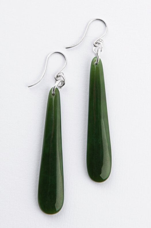 Greenstone Drop Earrings