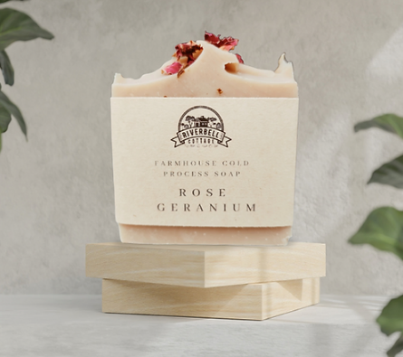 Riverbell Cottage Soap Rose Geranium Scent